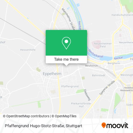 Pfaffengrund Hugo-Stotz-Straße map