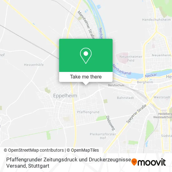 Карта Pfaffengrunder Zeitungsdruck und Druckerzeugnisse Versand