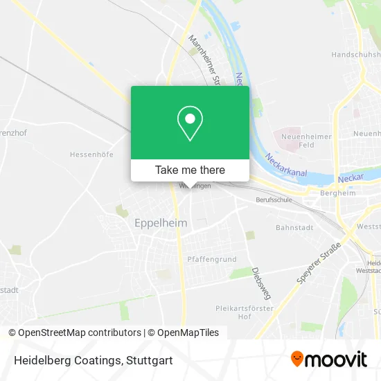 Карта Heidelberg Coatings