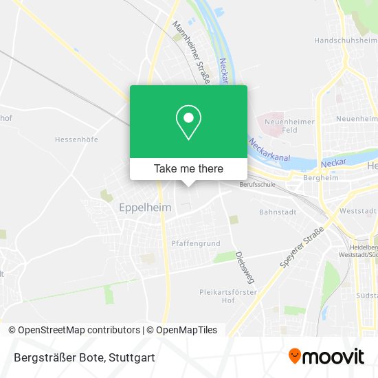 Bergsträßer Bote map