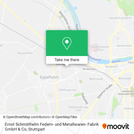 Карта Ernst Schmitthelm Federn- und Metallwaren- Fabrik GmbH & Co