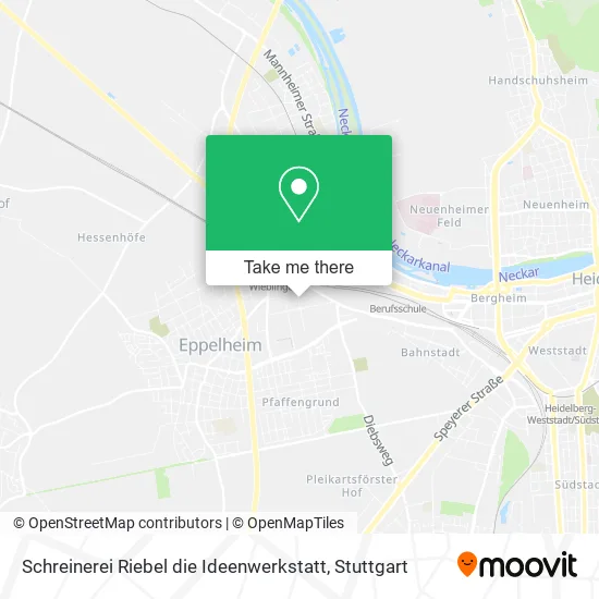 Карта Schreinerei Riebel die Ideenwerkstatt