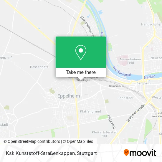 Карта Ksk Kunststoff-Straßenkappen