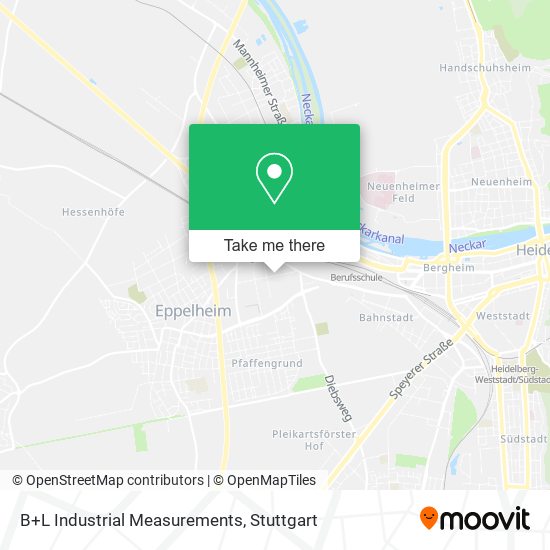 B+L Industrial Measurements map