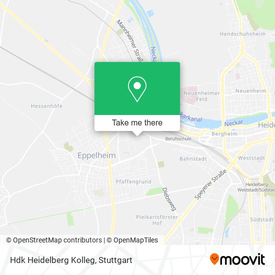 Hdk Heidelberg Kolleg map