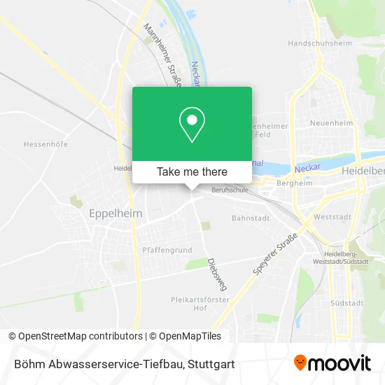 Карта Böhm Abwasserservice-Tiefbau