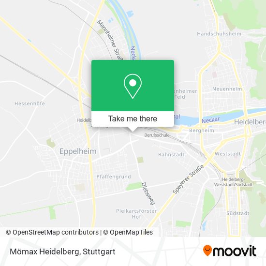 Mömax Heidelberg map