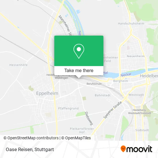 Карта Oase Reisen