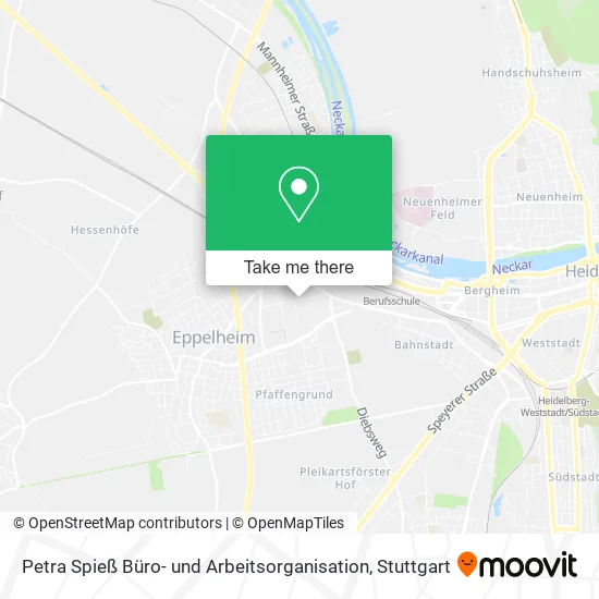 Карта Petra Spieß Büro- und Arbeitsorganisation