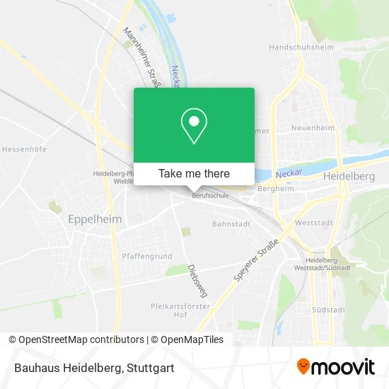 Карта Bauhaus Heidelberg