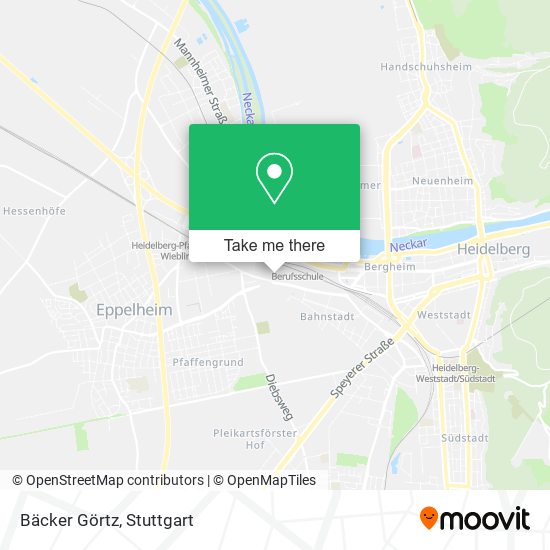 Карта Bäcker Görtz