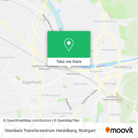 Карта Steinbeis Transferzentrum Heidelberg