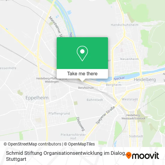 Карта Schmid Stiftung Organisationsentwicklung im Dialog