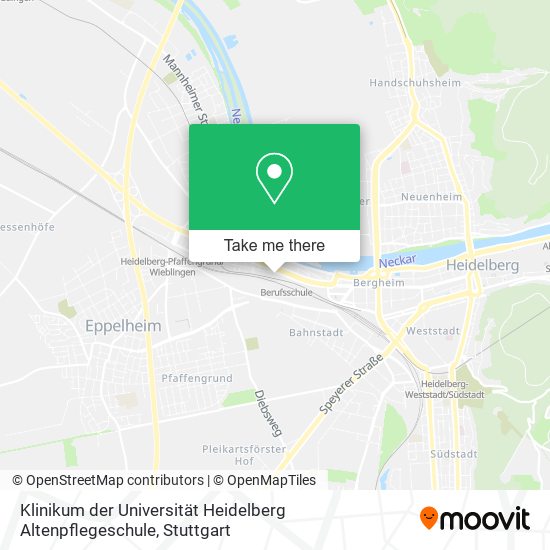 Klinikum der Universität Heidelberg Altenpflegeschule map