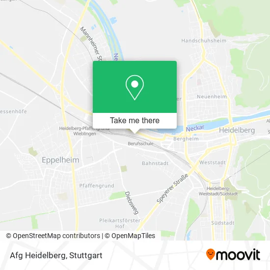 Карта Afg Heidelberg