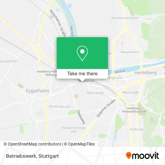 Карта Betriebswerk