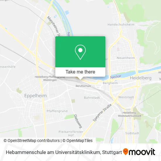 Карта Hebammenschule am Universitätsklinikum