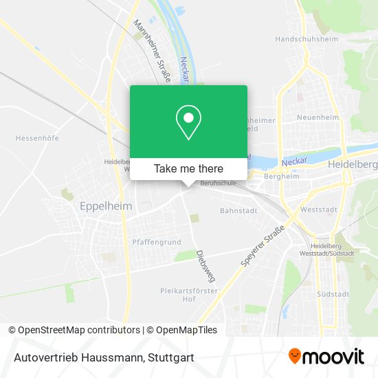 Карта Autovertrieb Haussmann