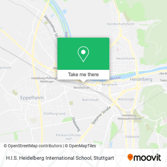 H.I.S. Heidelberg International School map