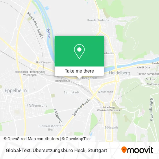 Карта Global-Text, Übersetzungsbüro Heck