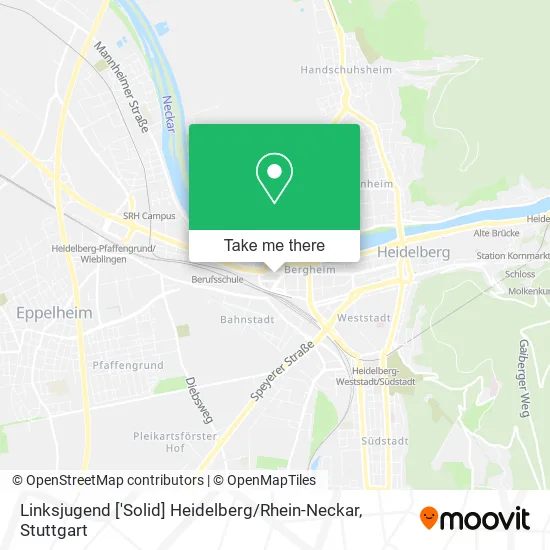 Карта Linksjugend ['Solid] Heidelberg / Rhein-Neckar