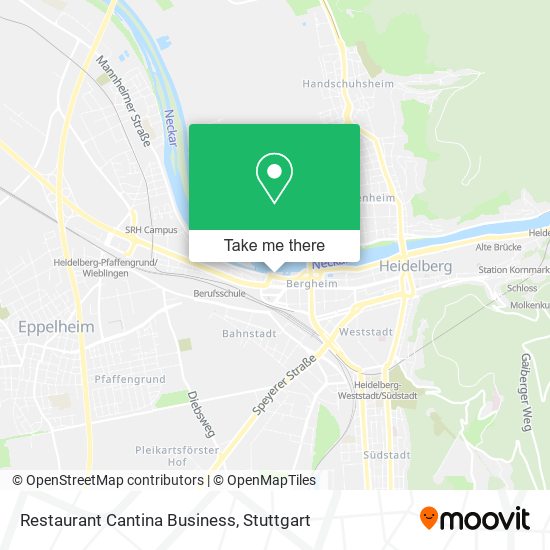 Restaurant Cantina Business map