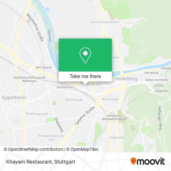 Карта Khayam Restaurant