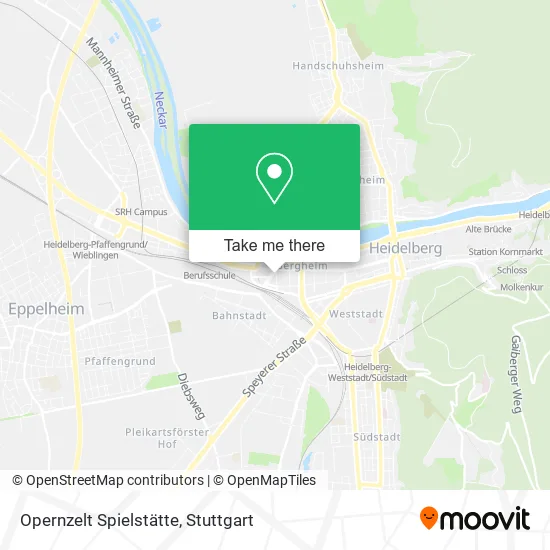 Карта Opernzelt Spielstätte