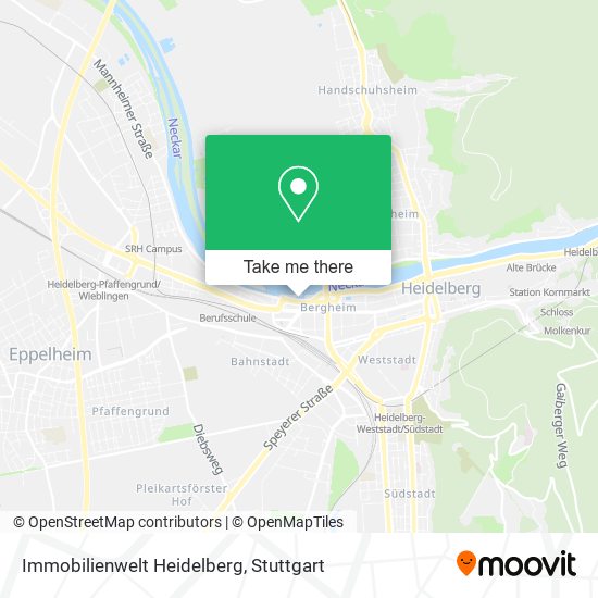 Immobilienwelt Heidelberg map