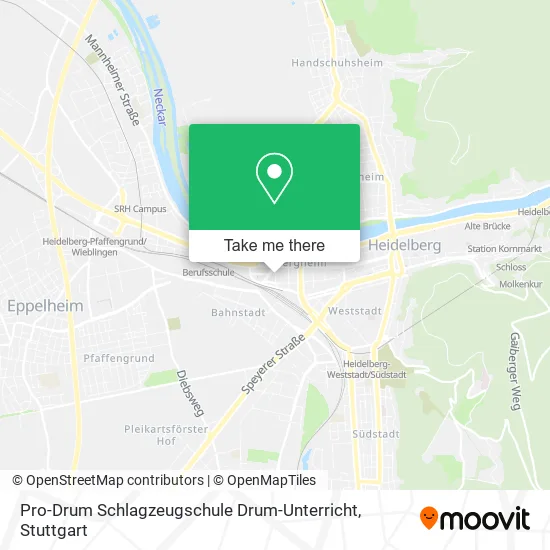 Карта Pro-Drum Schlagzeugschule Drum-Unterricht