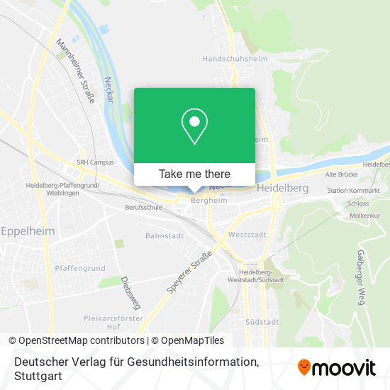 Deutscher Verlag für Gesundheitsinformation map