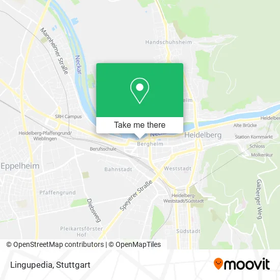 Карта Lingupedia