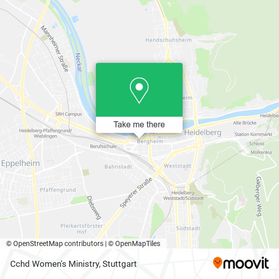 Cchd Women's Ministry map