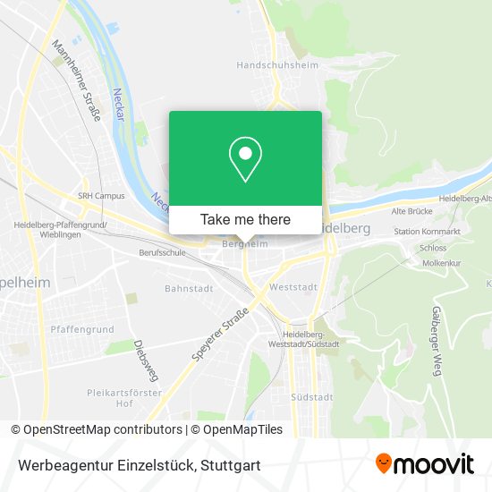 Карта Werbeagentur Einzelstück