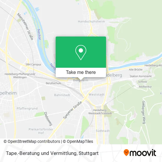 Карта Tape.-Beratung und Vermittlung
