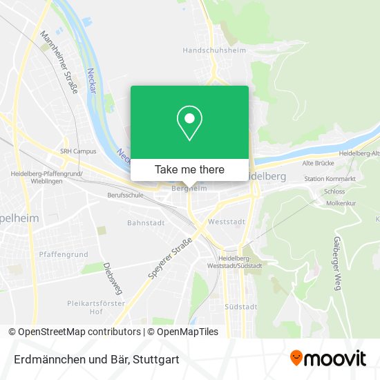 Erdmännchen und Bär map