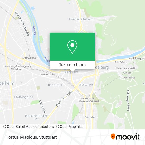 Карта Hortus Magicus