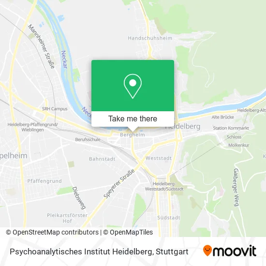 Карта Psychoanalytisches Institut Heidelberg