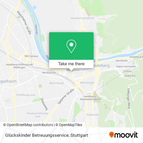 Glückskinder Betreuungsservice map