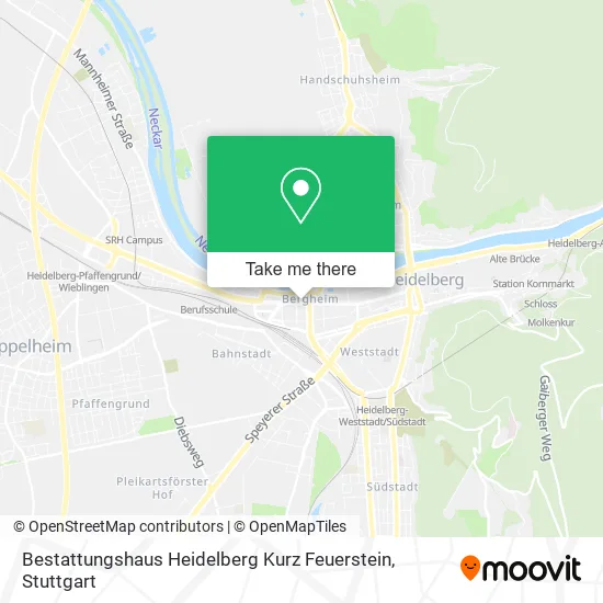 Карта Bestattungshaus Heidelberg Kurz Feuerstein