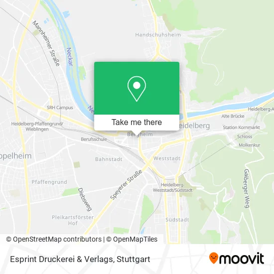 Карта Esprint Druckerei & Verlags