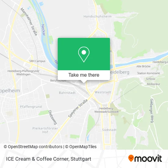 ICE Cream & Coffee Corner map