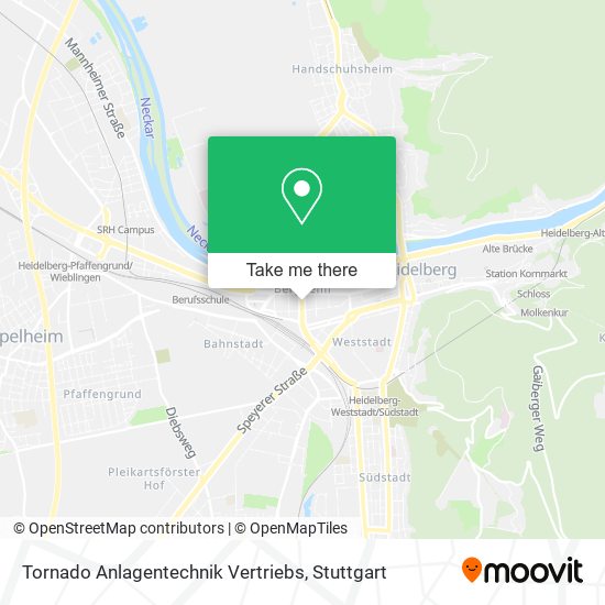 Tornado Anlagentechnik Vertriebs map