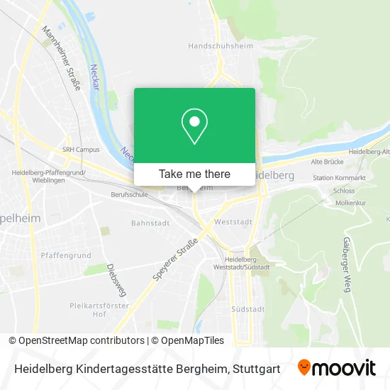 Карта Heidelberg Kindertagesstätte Bergheim