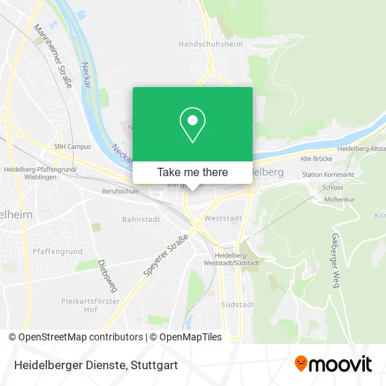Карта Heidelberger Dienste