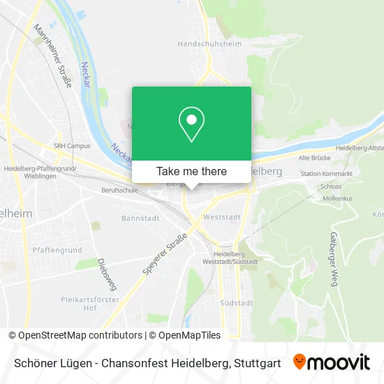 Карта Schöner Lügen - Chansonfest Heidelberg