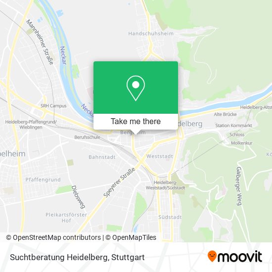 Карта Suchtberatung Heidelberg