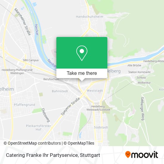 Карта Catering Franke Ihr Partyservice