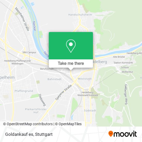 Карта Goldankauf es