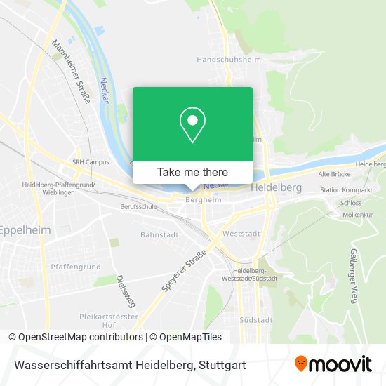 Карта Wasserschiffahrtsamt Heidelberg